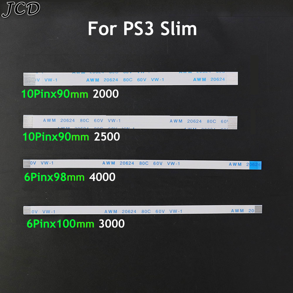 Party Games Playstation - Jcd-フレキシブルフラットリボン,リセットスイッチ,フレキシブル,10個,6ピン,10ピン,牡丹,ps3,スリム,2000, 2500, 3000, 4000