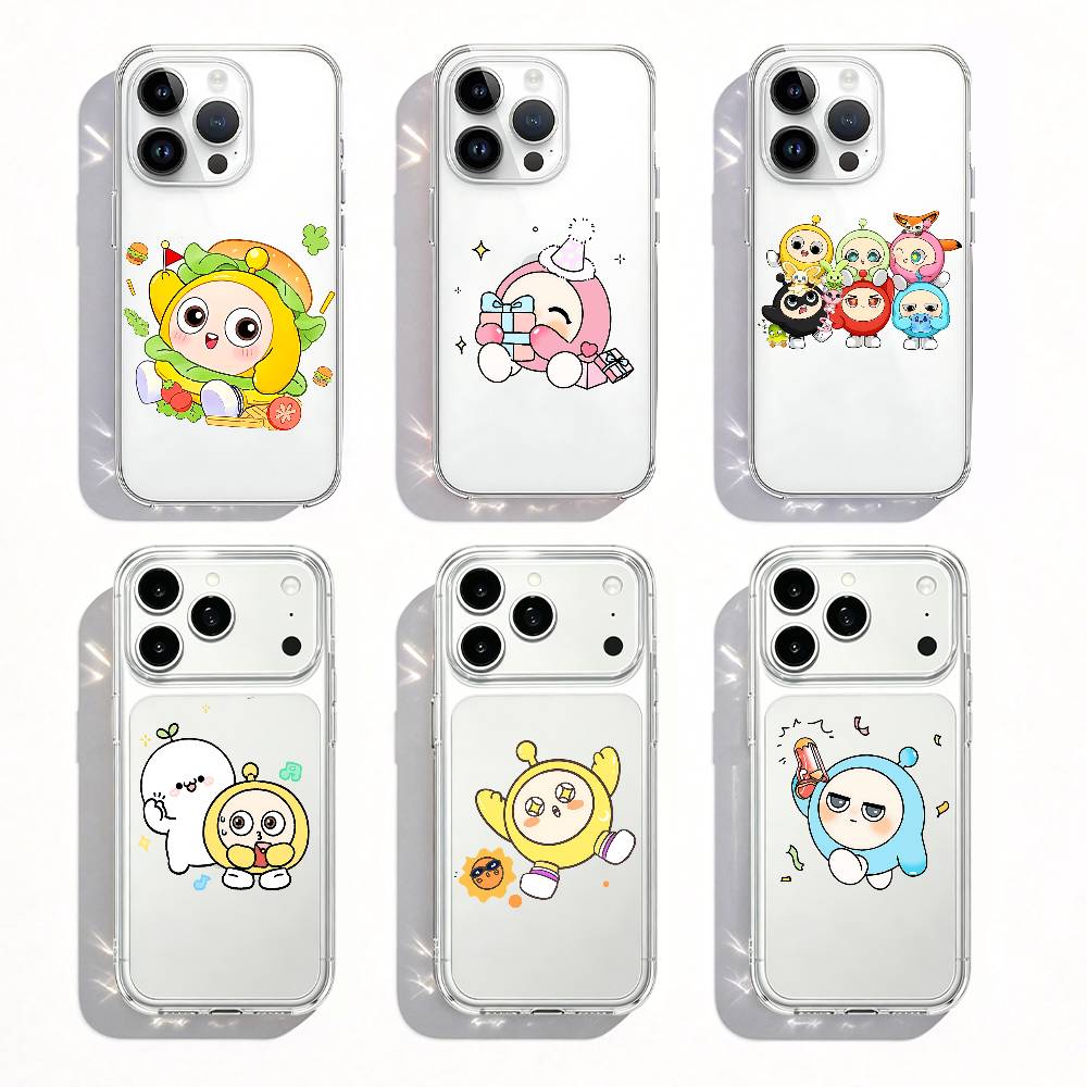 Party Games Phone - E-Eggyパーティーゲームスマホケース 高級ソフト透明ケース iPhone 17 16 15