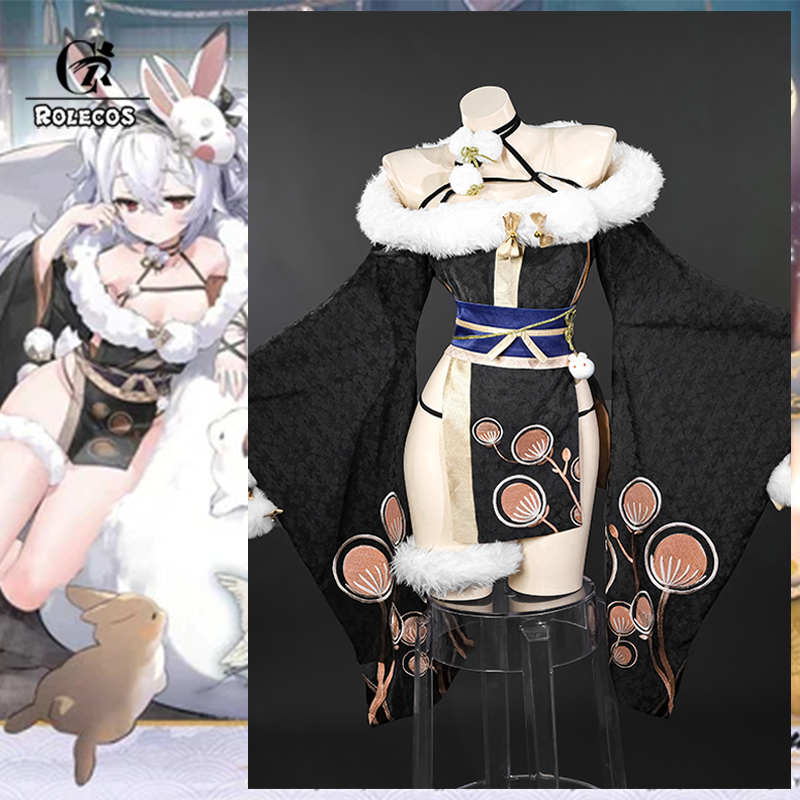 Party Games Bunny - ROLECOS ゲーム HMS ラフィーコスプレ衣装レディラフィーのだるいツアー女性バニーチャイナドレスハロウィンパーティーロールプレイ衣装