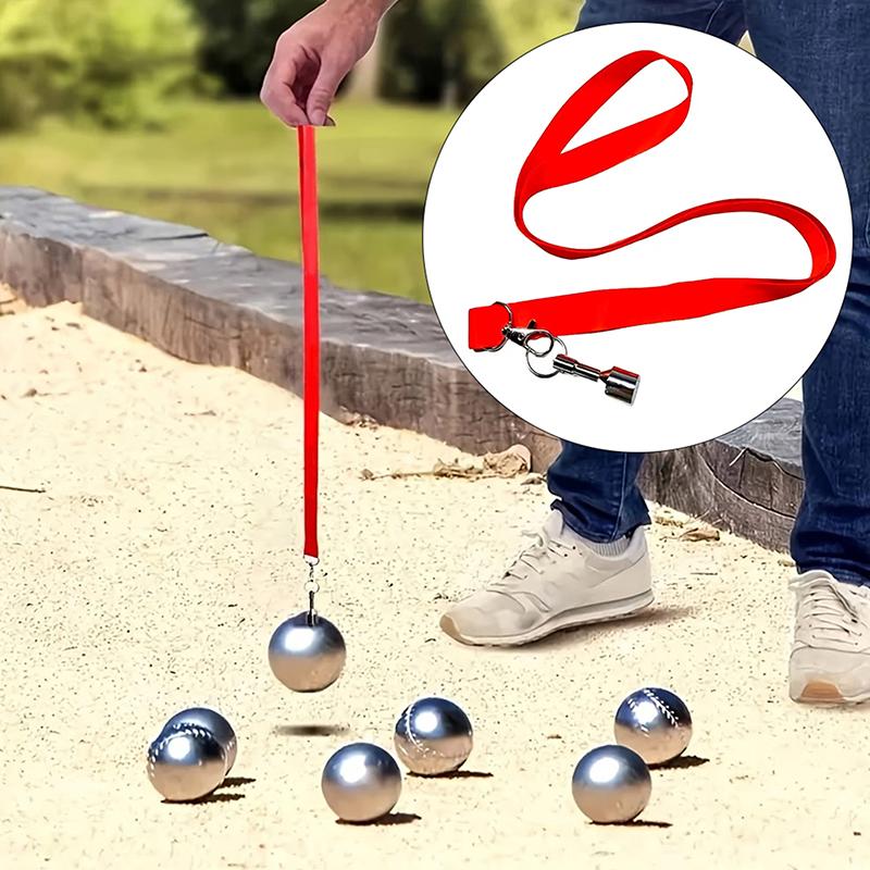 Bocce Ball Lawn - 磁気ボール投げ拾い器 ポータブルボッチボールピッカー 芝生、アウトドア活動、ホームスポーツパーティー用のリサイクルデバイス