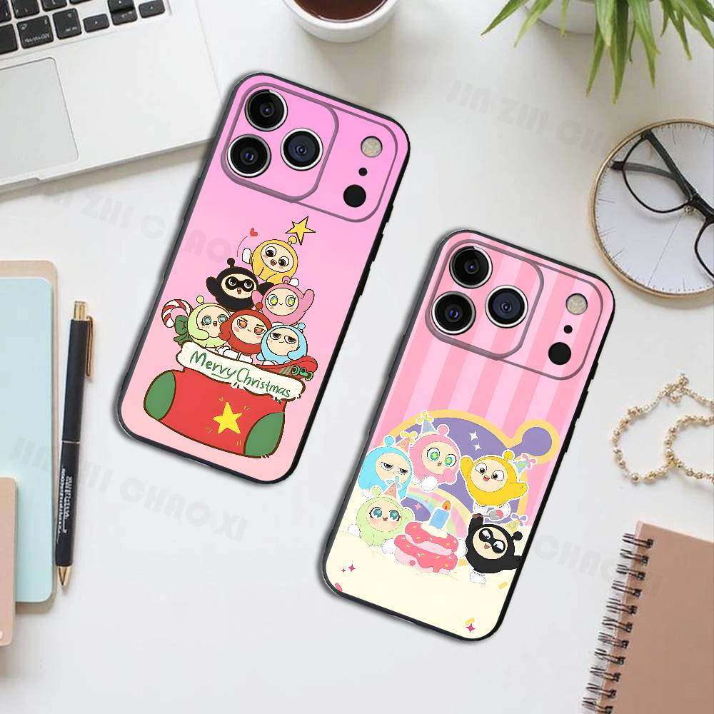 Party Games Phone - ゲームE-Egg Partyシリコン製スマホケース iPhone 17 16 15