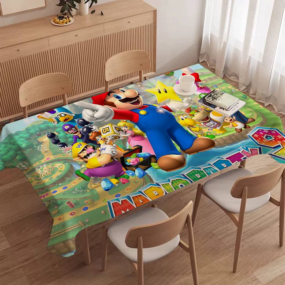 ゲーム M-marioes 漫画ホームテーブルクロスダイニン - Party Games Mario のレビューと価格