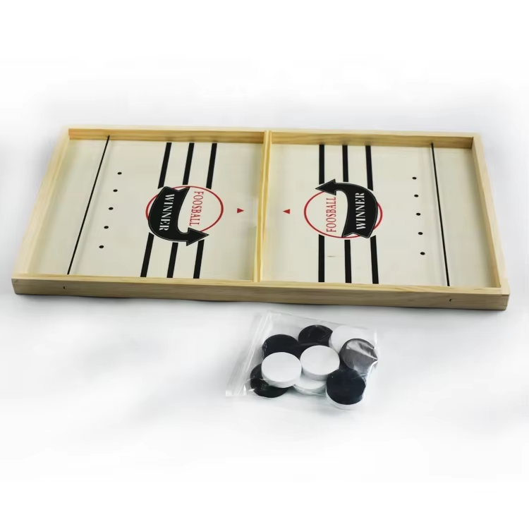 2in1木製アイスホッケー＆チェスボードゲーム 大型サイズ  - Party Family Games のレビューと価格