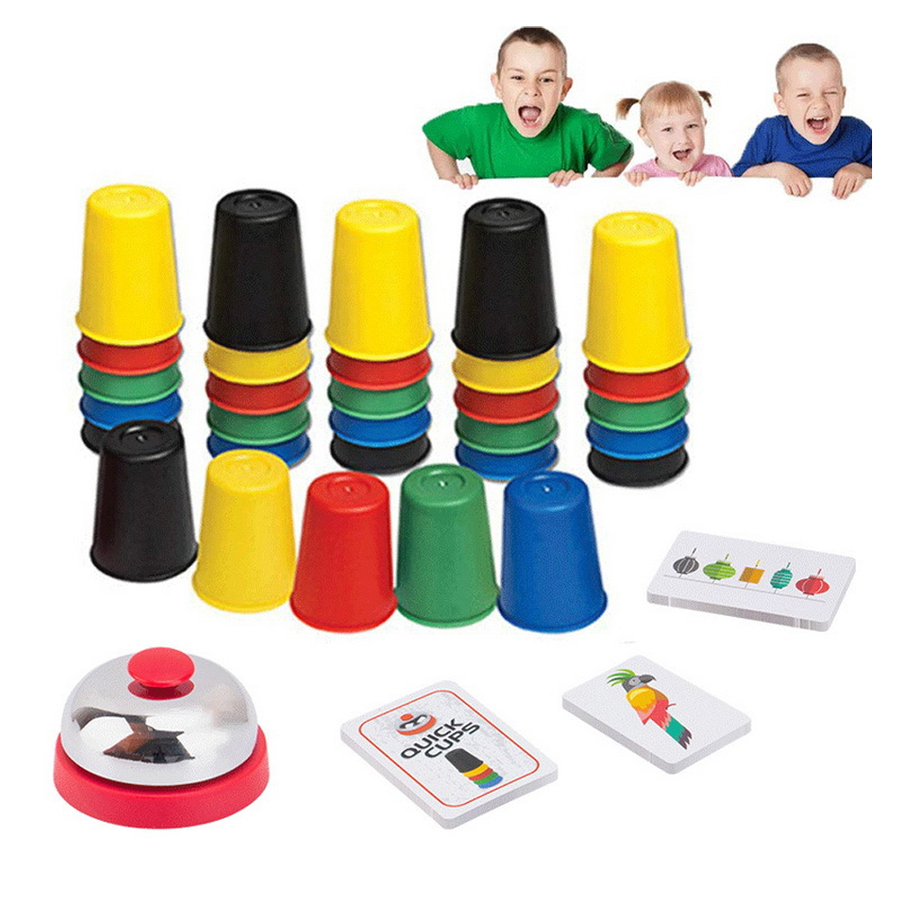 スポーツスタッキングカッププラスチックカードゲーム家族親子屋 - Party Games For 5 Year Olds Indoors のレビューと価格