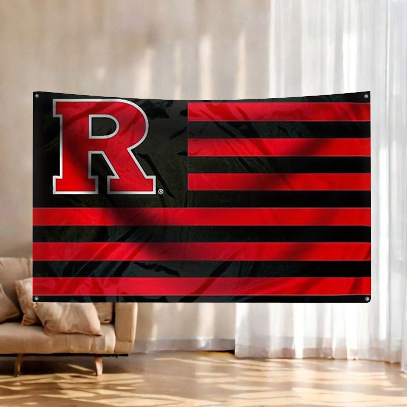 究極のスポーツフラッグバナー 赤黒文字 R 装飾 カレッジス - Party Games College のレビューと価格