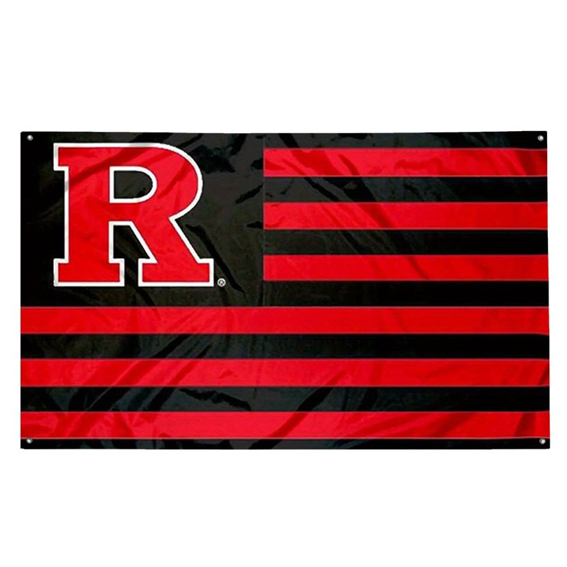 究極のスポーツフラッグバナー 赤黒文字 R 装飾 カレッジス - Party Games College のレビューと価格