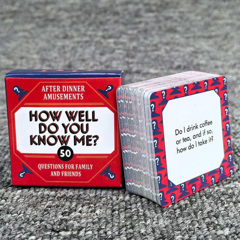 50枚の食後アミューズメントカード - 夜間の家族パーティー - Party Family Games のレビューと価格