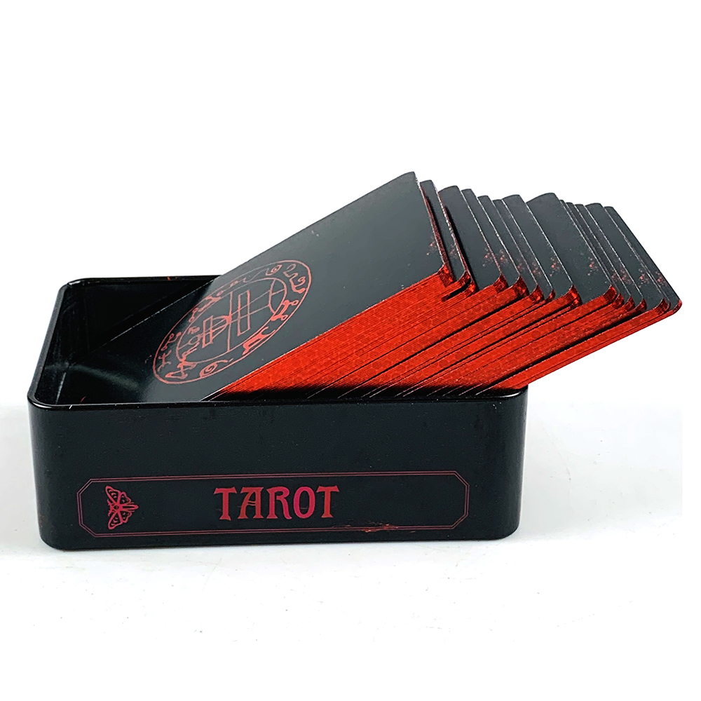 オカルトタロット 金属缶入りタロットデッキ PDFガイドブッ - Book Party Games のレビューと価格