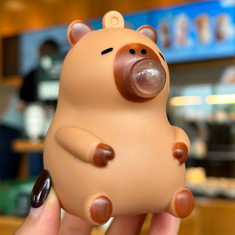 カピバラ人形ピンチペンダントおもちゃ、スクイーズ、バブル、ス - Kids Party Games のレビューと価格