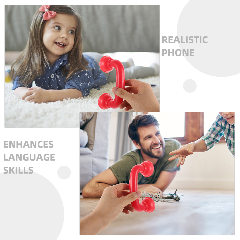 4 個幼児用ウィスパーフォンおもちゃプラスチック製ウィスパー - Party Games Phone のレビューと価格