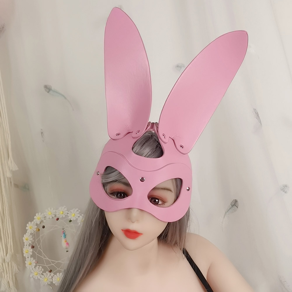 バニーマスク ウサギ耳ハーフマスク 女性用 ピンク PUレザ - Party Games Bunny のレビューと価格
