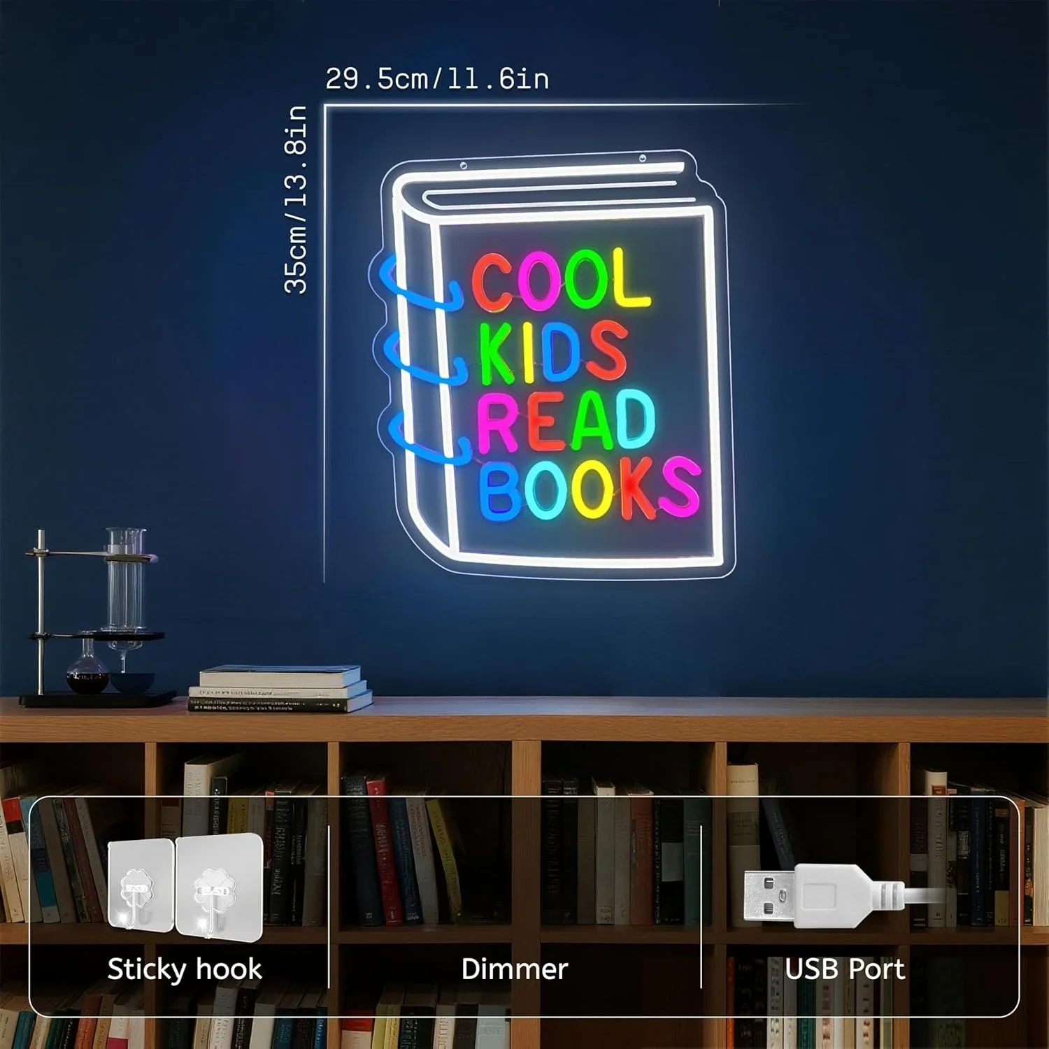 クールキッズ読書用ネオンサイン USB調光式LEDネオンライ - Book Party Games のレビューと価格