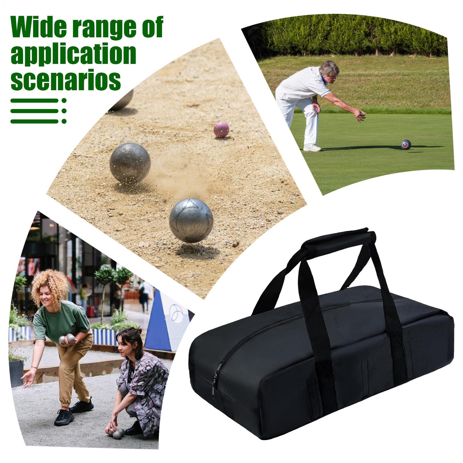 ボールバッグ ダブルジッパーオーガナイザー 防水 快適なボッ - Bocce Ball Lawn のレビューと価格