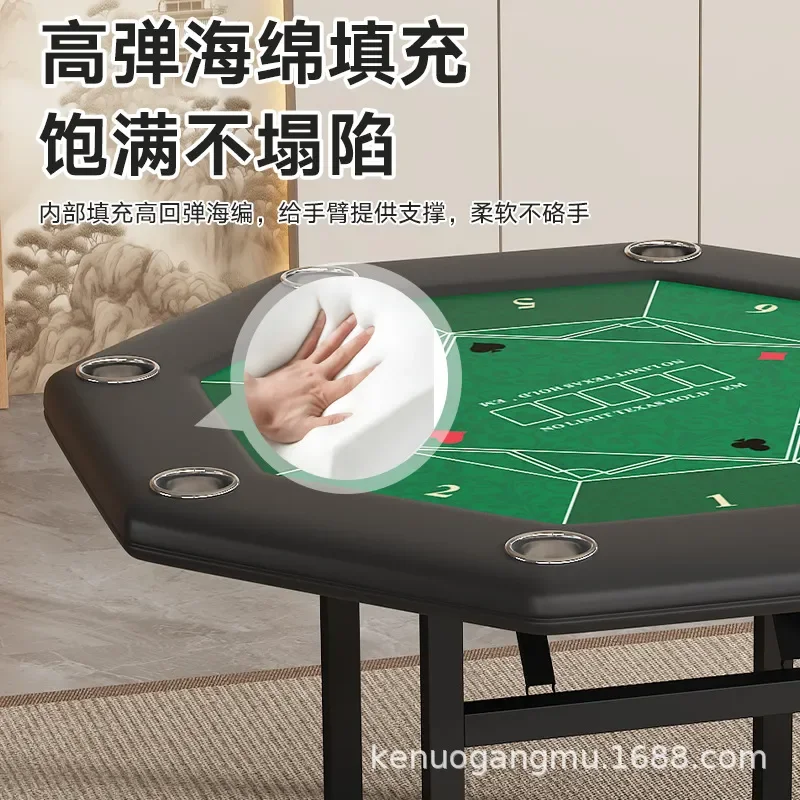 折りたたみ式八角形ポーカーテーブルポータブルテキサスホールデ - Party Games Using Cards のレビューと価格