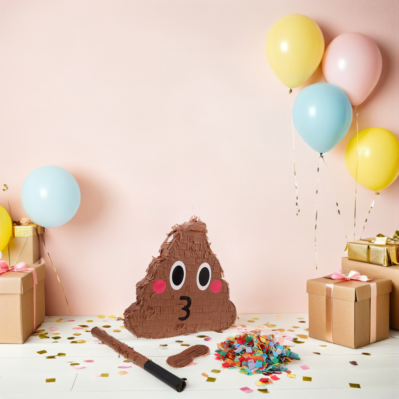 1セットのうんちパーティーピニャータ、誕生日パーティー、ハロ - Party Family Games のレビューと価格