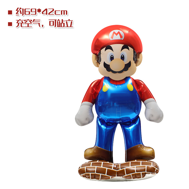 漫画マリオブラザーズバルーンセットマリオルイージゲームテーマ - Party Games Mario のレビューと価格