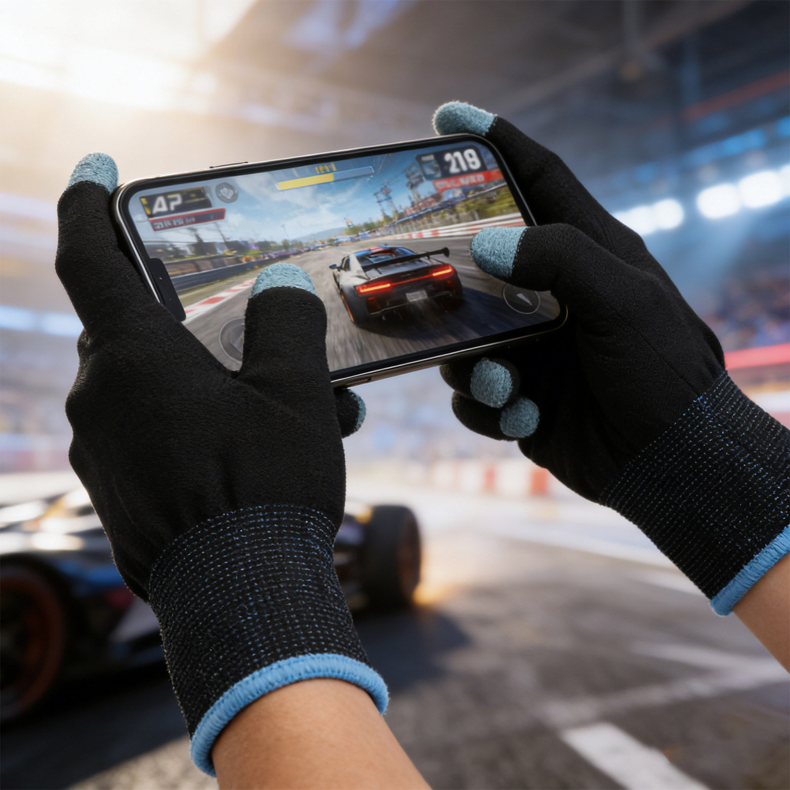 2組のゲーミンググローブ、モバイル用防汗タッチスクリーンフィ - Party Games Mobile のレビューと価格