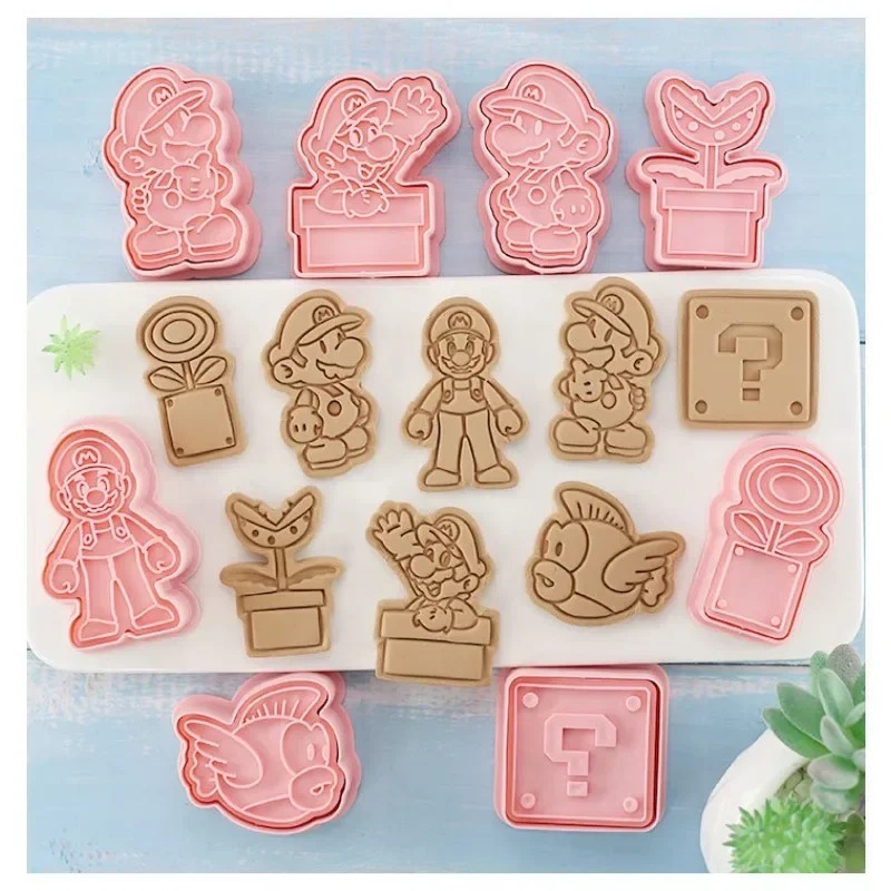 スーパーマリオブラザーズクッキーカッタースタンプアニメビスケ - Party Games Mario のレビューと価格