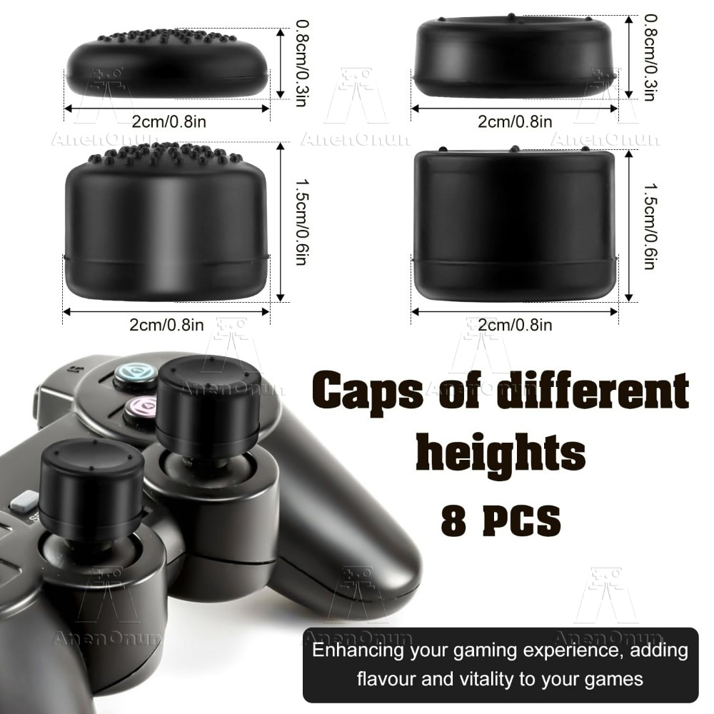 8 個の親指グリップキャップコントローラージョイスティックキ - Party Games Playstation のレビューと価格