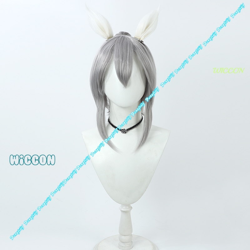 アニメウマ娘タマモクロスコスプレウィッグ合成白髪ハロウィンパ - Party Games Crossplay のレビューと価格