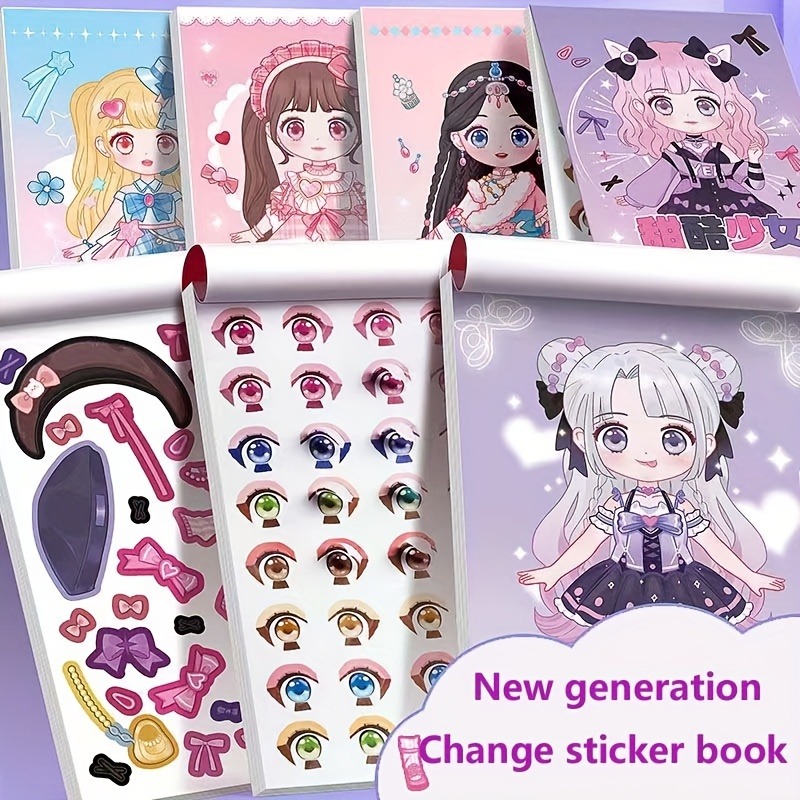 ドレスアップステッカーブックガールステッカーブック 20 個 - Book Party Games のレビューと価格