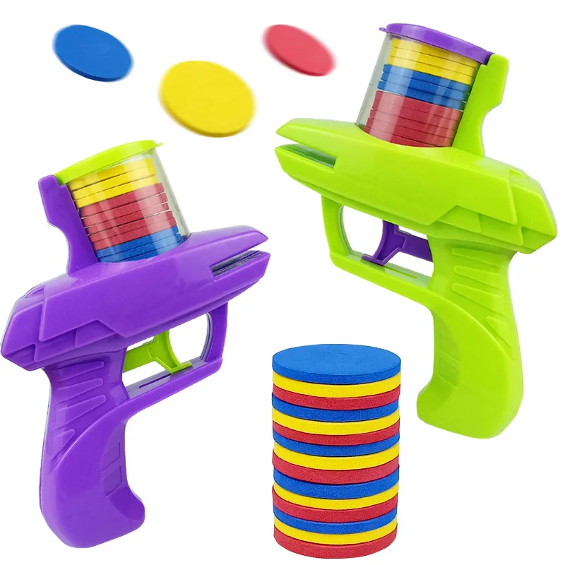 ソフトEVAフライングディスクシューターガンフォームディスク - Party Games For 5 Year Olds Indoors のレビューと価格